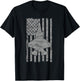 F-35 Lightning II Jet Fighter Vintage Flag T-Shirt - T-Shirt | Black
