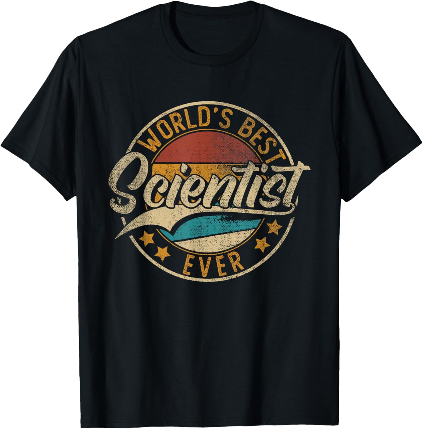 Worlds Best Scientist | Science Teacher T-Shirt - T-Shirt | Black