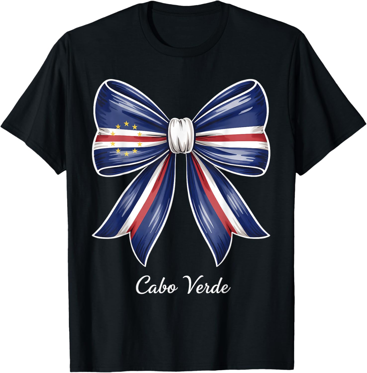Cape Verde Roots Cabo Verde Cape Verdean Flag T-Shirt - T-Shirt | Black