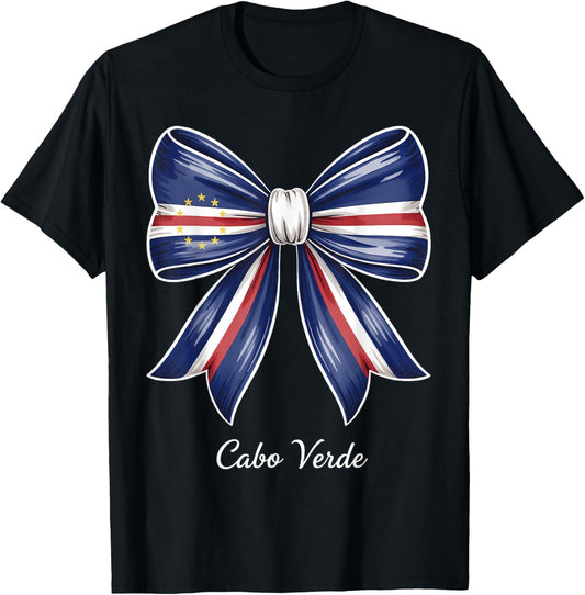 Cape Verde Roots Cabo Verde Cape Verdean Flag T-Shirt - T-Shirt | Black