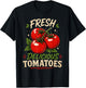 Fresh Delicious Tomatoes Funny Tomato Lover Men Women Saying T-Shirt - T-Shirt | Black
