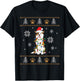 Ugly Christmas Australian Shepherd Family Xmas Aussie Dog Men Women Kids T-Shirt - T-Shirt | Black