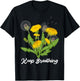 Motivation KEEP BREATHING Dandelions Funny Dandelion T-Shirt - T-Shirt | Black