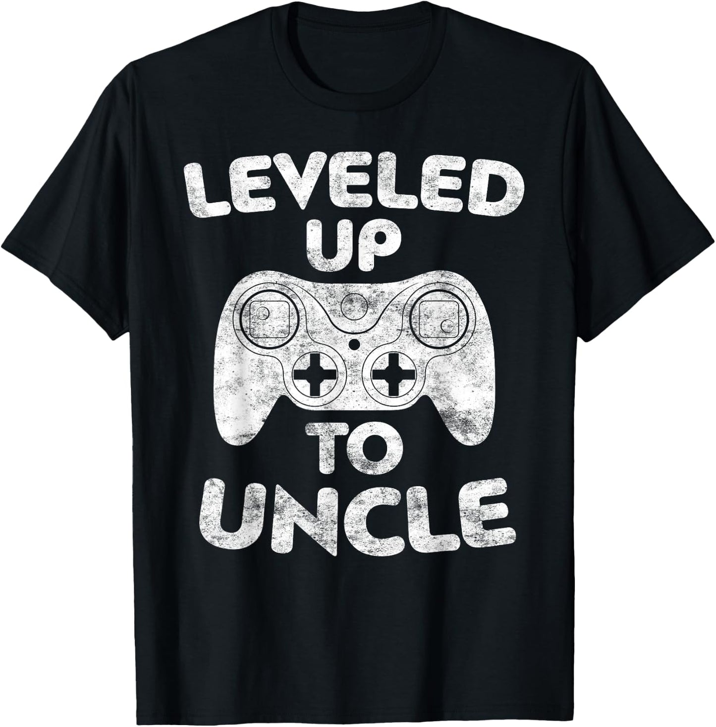 Leveled Up To Uncle Future Uncle Shirt T-Shirt - T-Shirt | Black