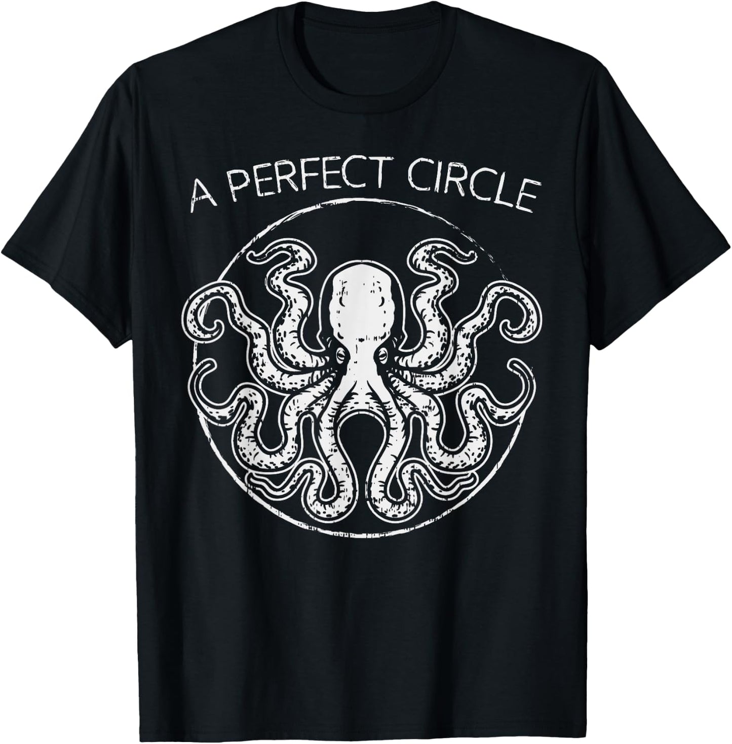 Perfect Circle Shirt Octopi Math Teacher Gift Octopus Pi Day Women Girls Kids T-Shirt - T-Shirt | Black