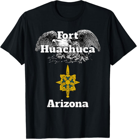 Fort Huachuca Military Intelligence Branch Design design T-Shirt - T-Shirt | Black