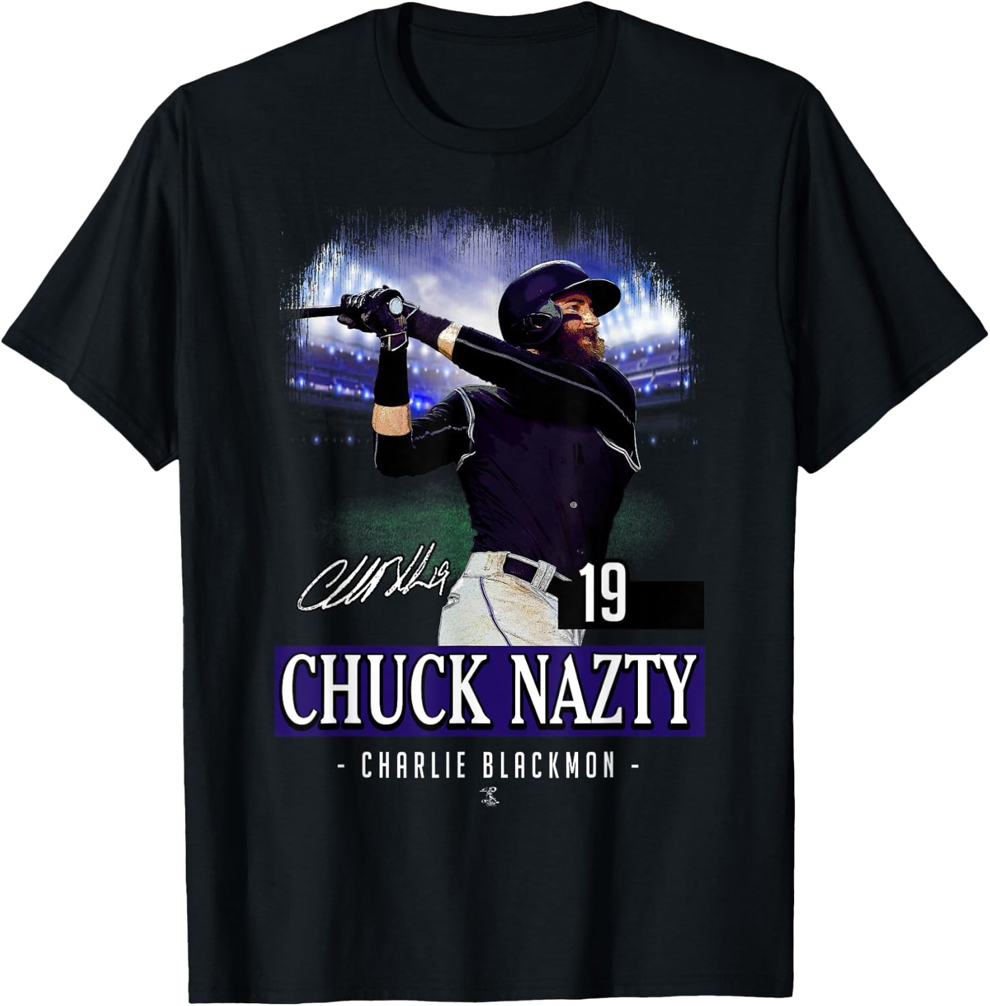 Charlie Blackmon - Apparel T-Shirt - T-Shirt | Black