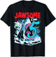 Kids 5th Birthday Shark 5 | Jawsome Five Year Old Bday Gift T-Shirt - T-Shirt | Black