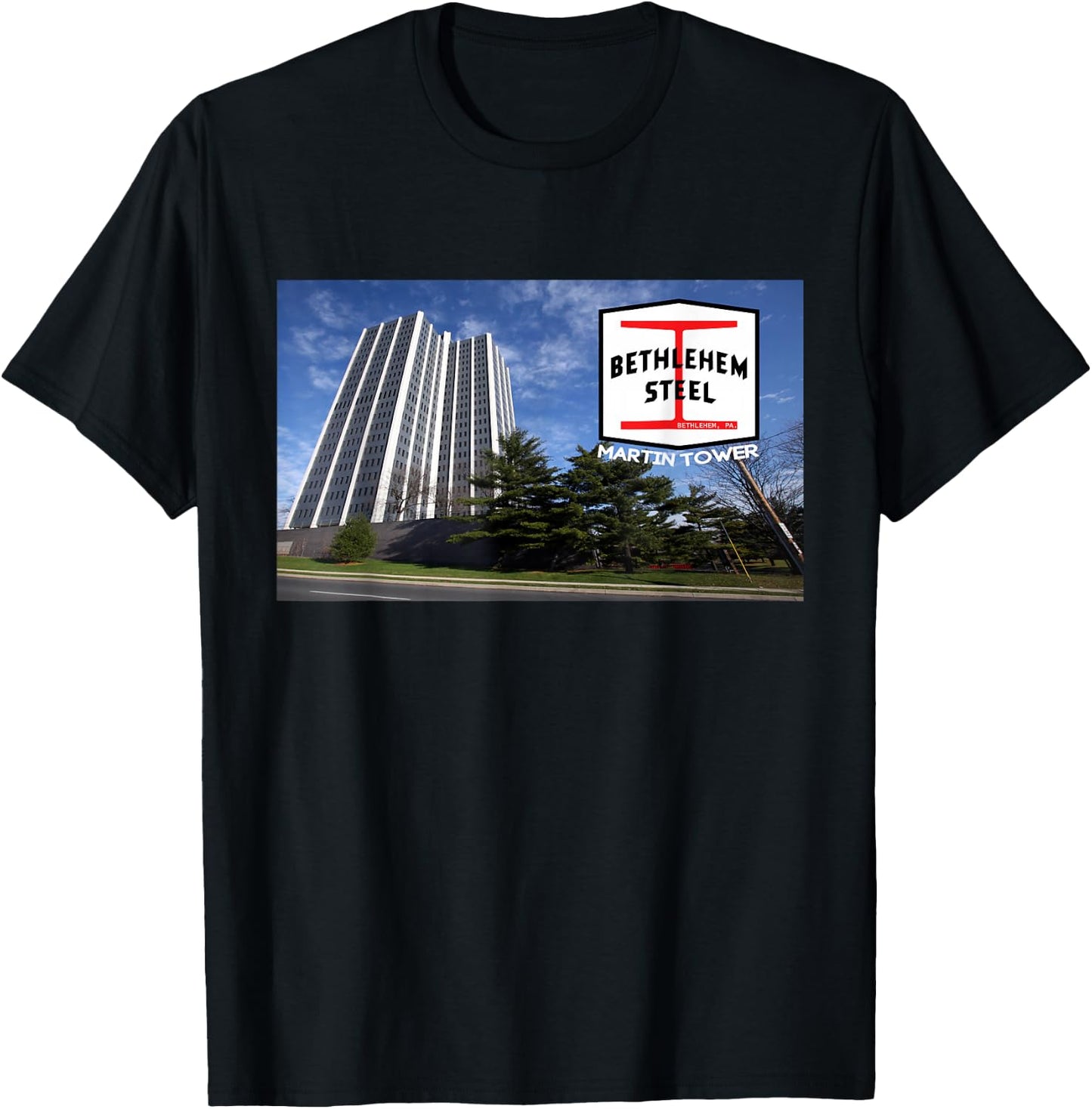 Bethlehem Steel Martin Tower T-Shirt - T-Shirt | Black