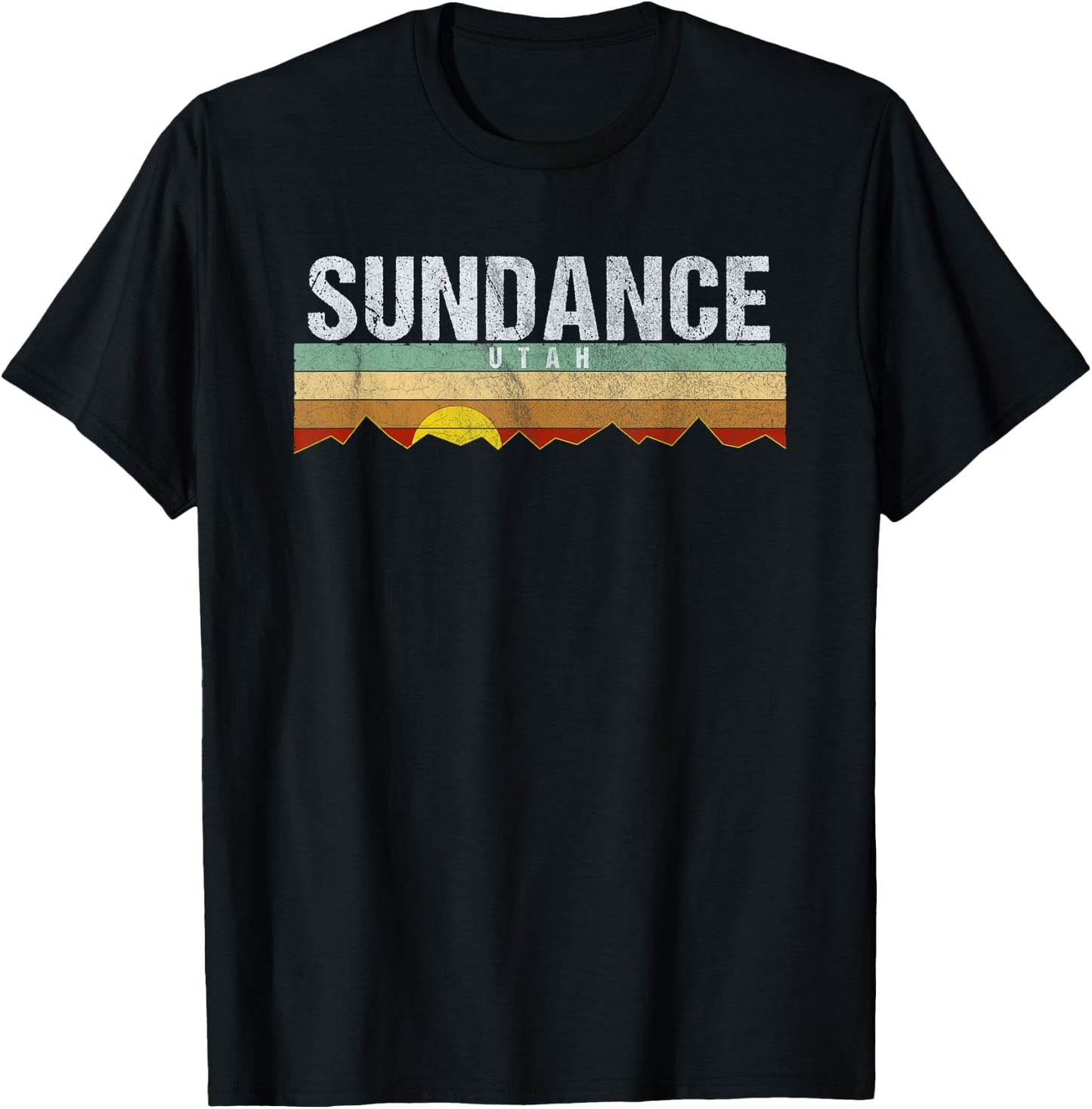 Retro Vintage Sundance T-Shirt - T-Shirt | Black