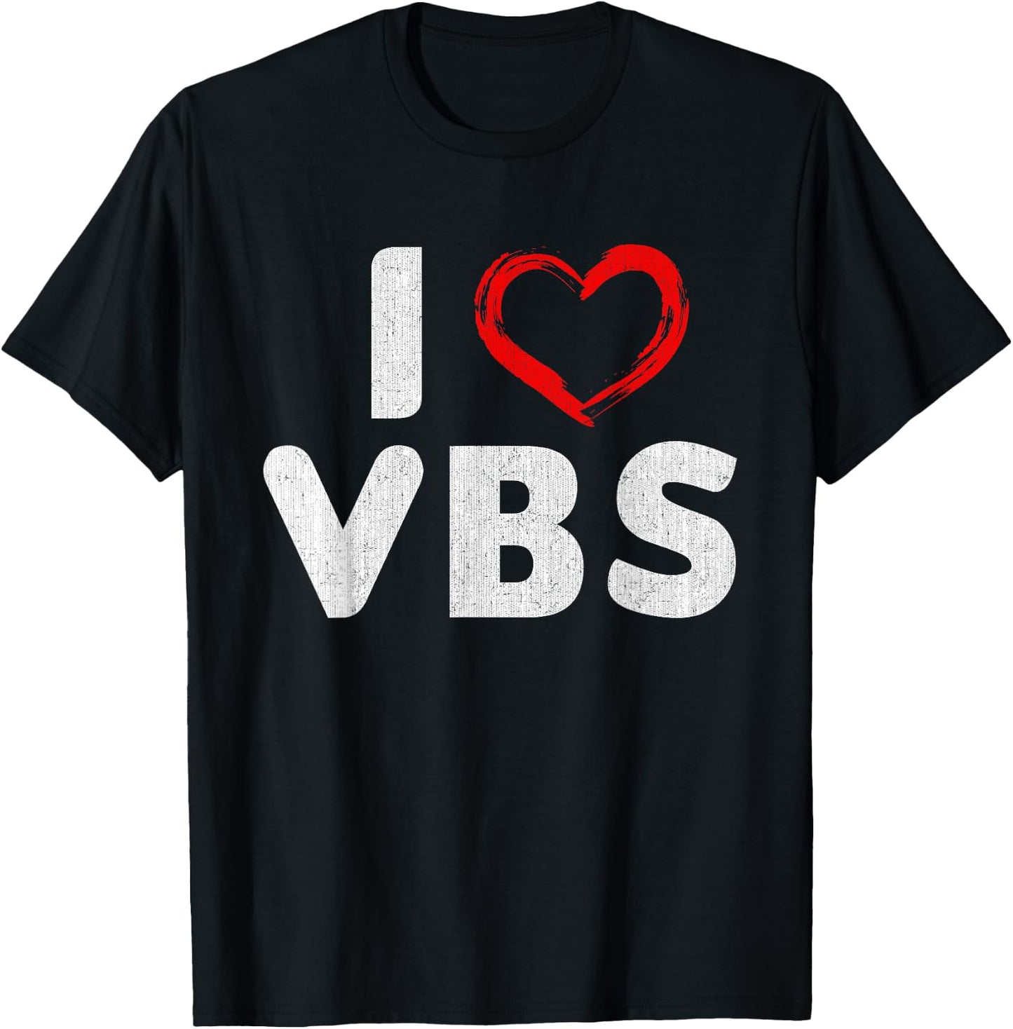 VBS I love Vacation Bible School Christian Church Shirt T-Shirt - T-Shirt | Black