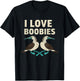 Bird I Love Boobies: Blue-Footed Booby Birder Vibe T-Shirt - T-Shirt | Black
