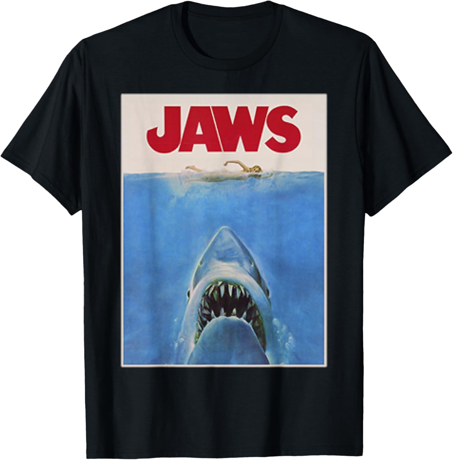 Jaws Original Movie Poster T-Shirt - T-Shirt | Black