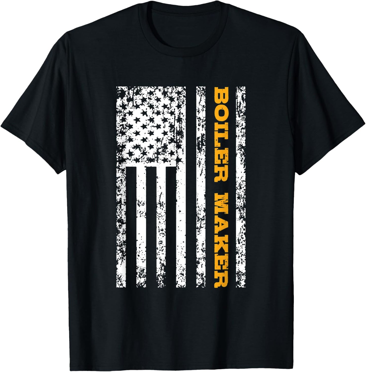 Boiler Maker USA Flag Gift Women Men T-Shirt - T-Shirt | Black