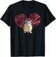 I Love Dwarf Hamsters - Heart Shaped Robo Lover Gift T-Shirt - T-Shirt | Black