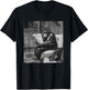 Funny Monkey Toilet Newspaper Session T-Shirt - T-Shirt | Black