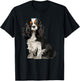 Cavalier King Charles Spaniel Gifts Dog pop Art T-Shirt - T-Shirt | Black