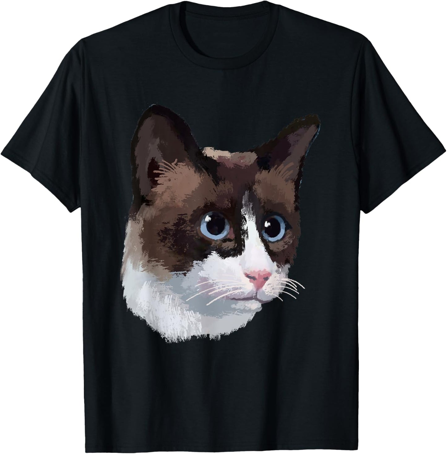 Snowshoe Cat T Shirt Men Women Kids T-Shirt - T-Shirt | Black