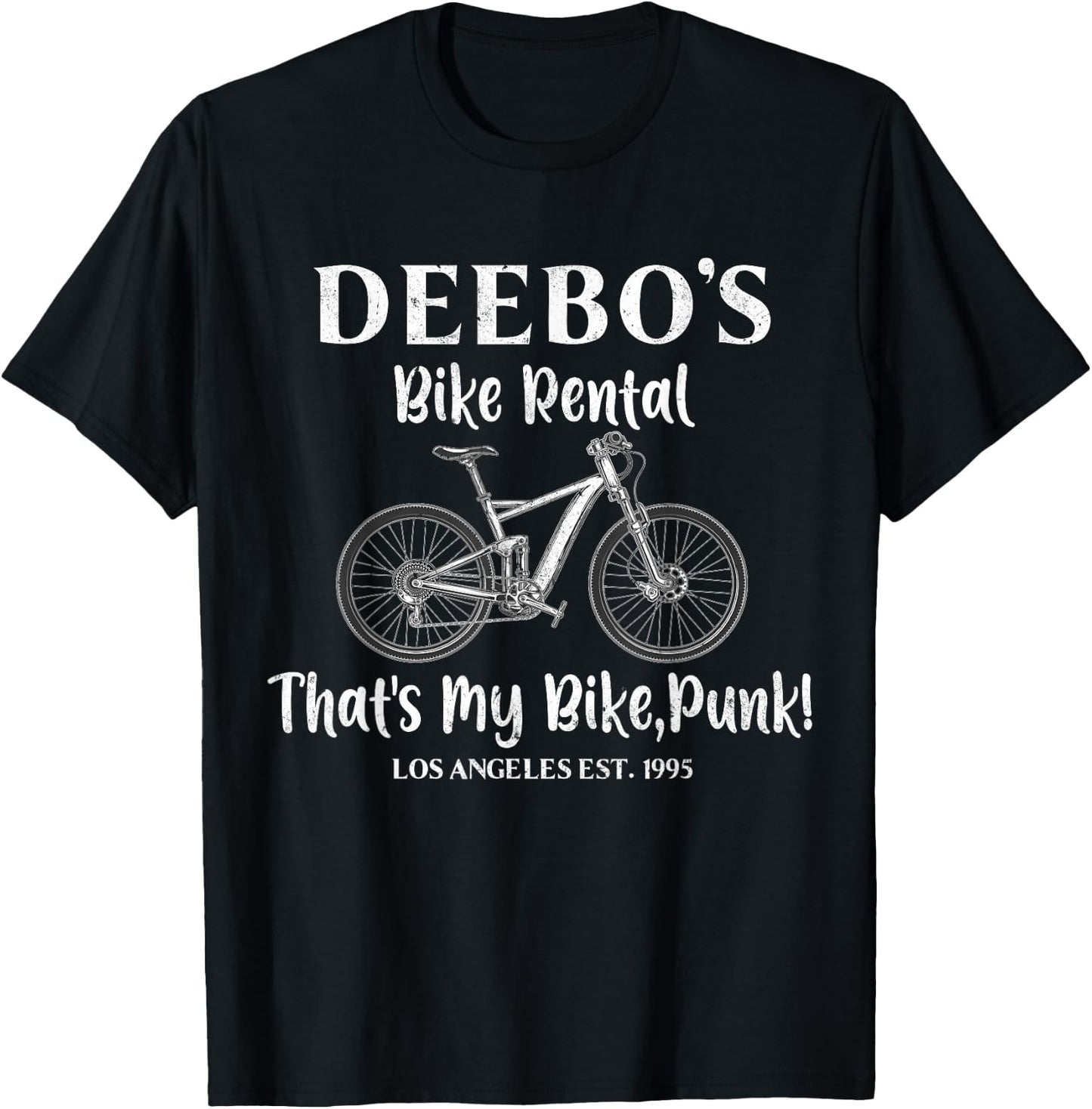 Deebo Bike Rental That's My Bike Punk Small T-Shirt - T-Shirt | Black