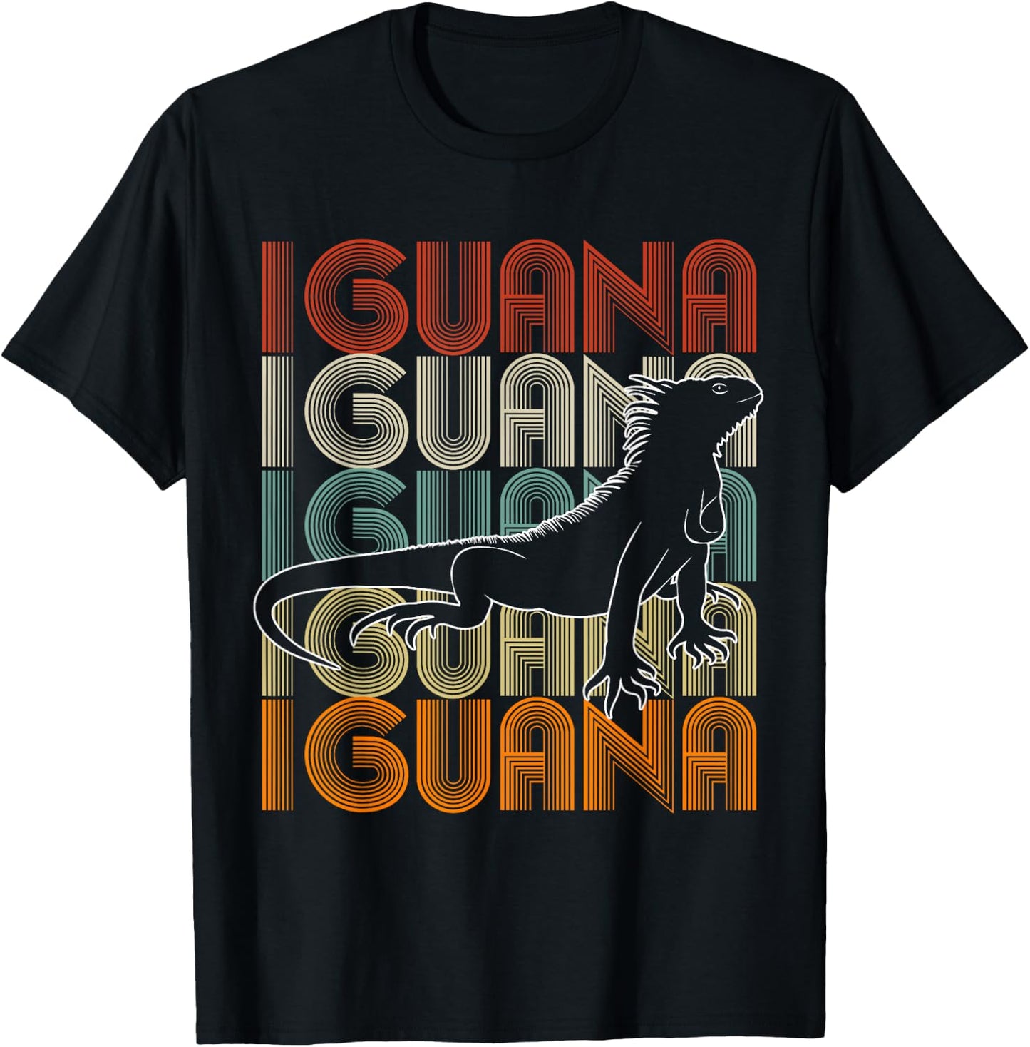 Animal Wildlife Nature Reptile Gift Iguana T-Shirt - T-Shirt | Black