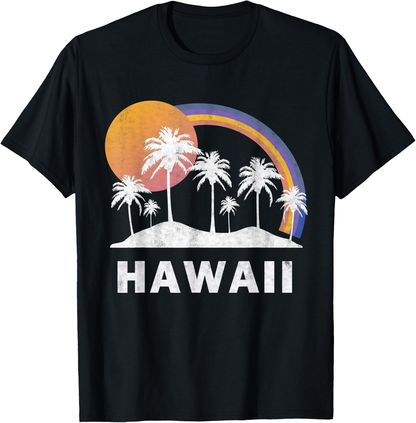 Hawaiian Shirt Vintage Hawaii T-Shirt - T-Shirt | Black