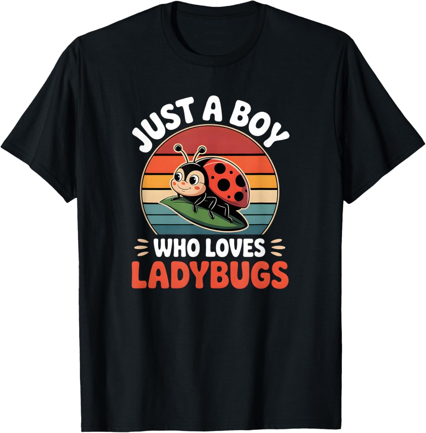 Boys Ladybug T-Shirt - T-Shirt | Black