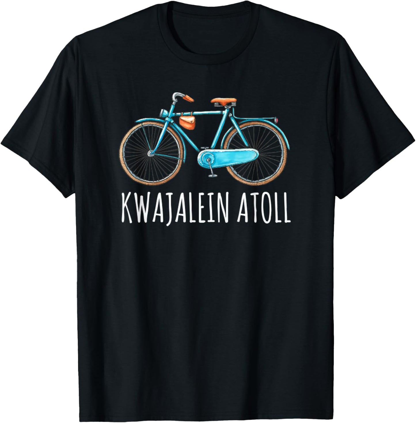 Kwajalein Atoll Shirt Marshall Islands Bicycle Bike T-Shirt - T-Shirt | Black
