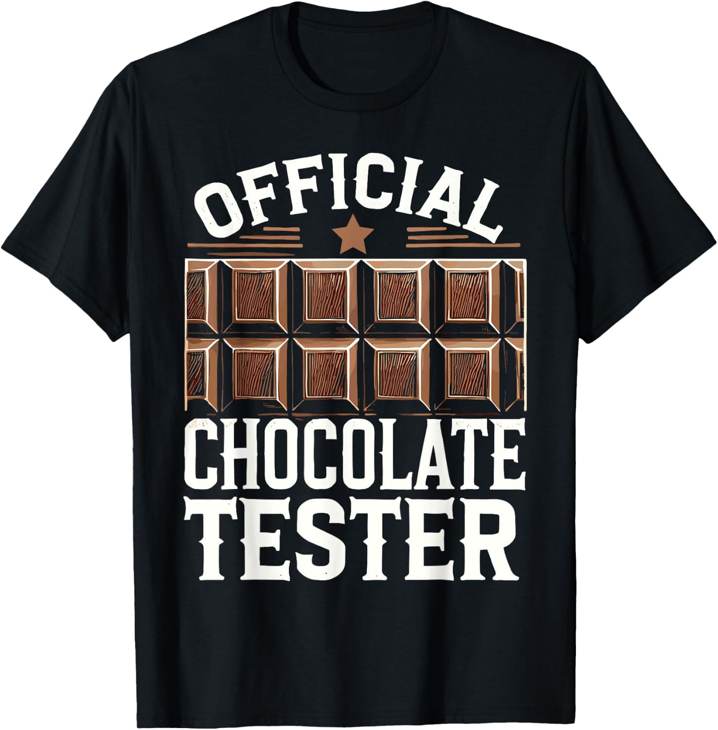 Official Chocolate Tester T-Shirt - T-Shirt | Black