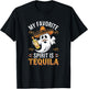 My Favorite Spirit Tequila Funny Halloween T-Shirt - T-Shirt | Black