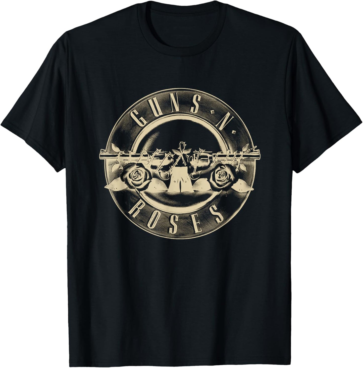 Guns N' Roses Official Reverse Logo T-Shirt - T-Shirt | Black