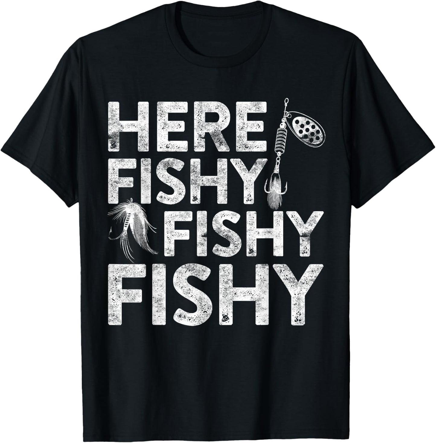 Okana-chan here ! Funny Fisherman T-Shirt - T-Shirt | Black