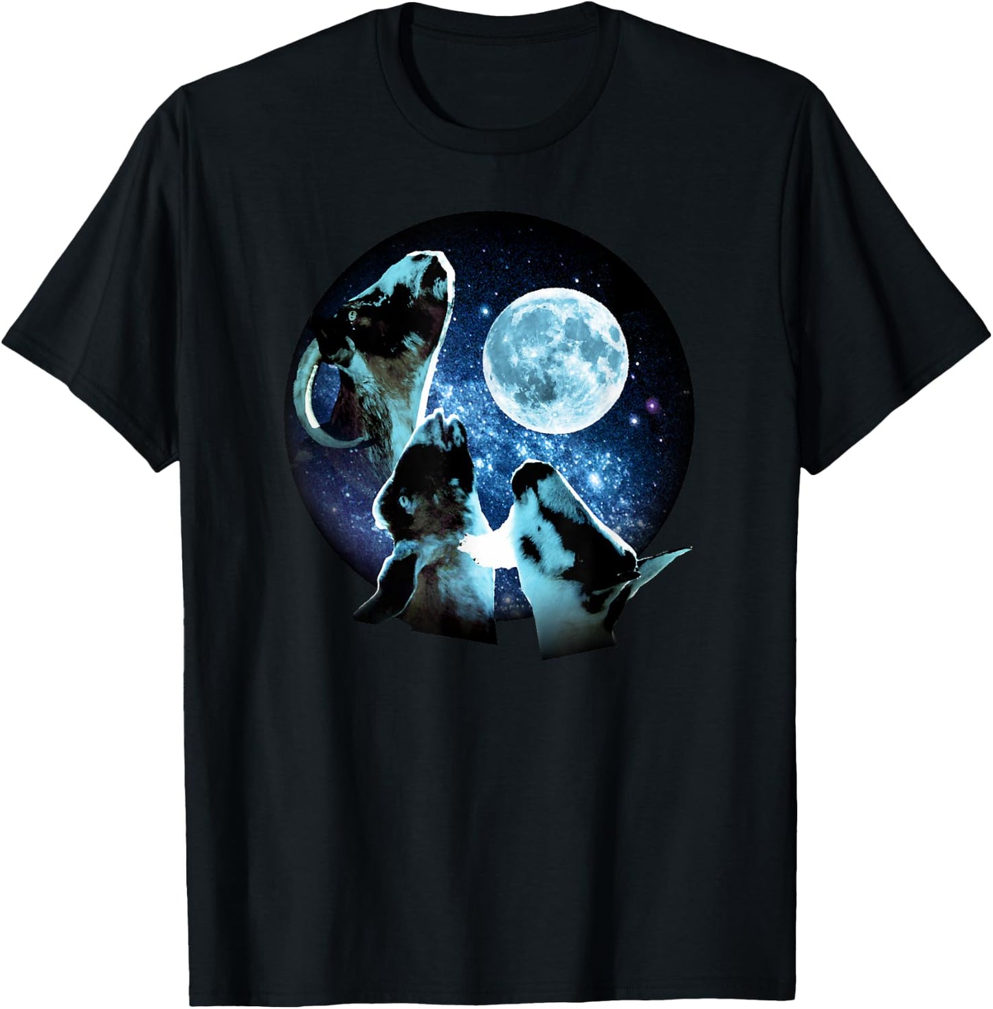 Three Goat Moon T-Shirt - T-Shirt | Black