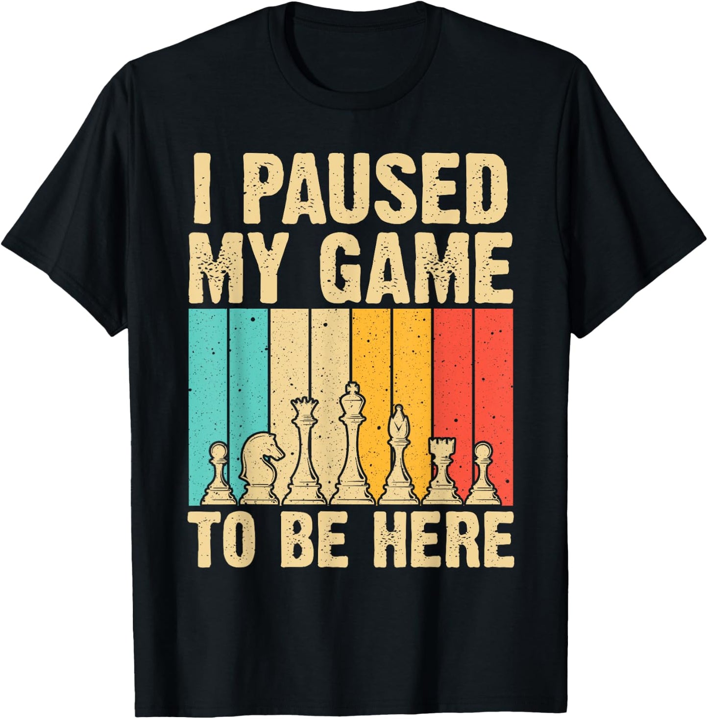 Cool Chess Art Women Kids Chess Player Chess Lover T-Shirt - T-Shirt | Black