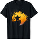 Kung Fu Panda Po Tai Chi Sunset Silhouette T-Shirt - T-Shirt | Black