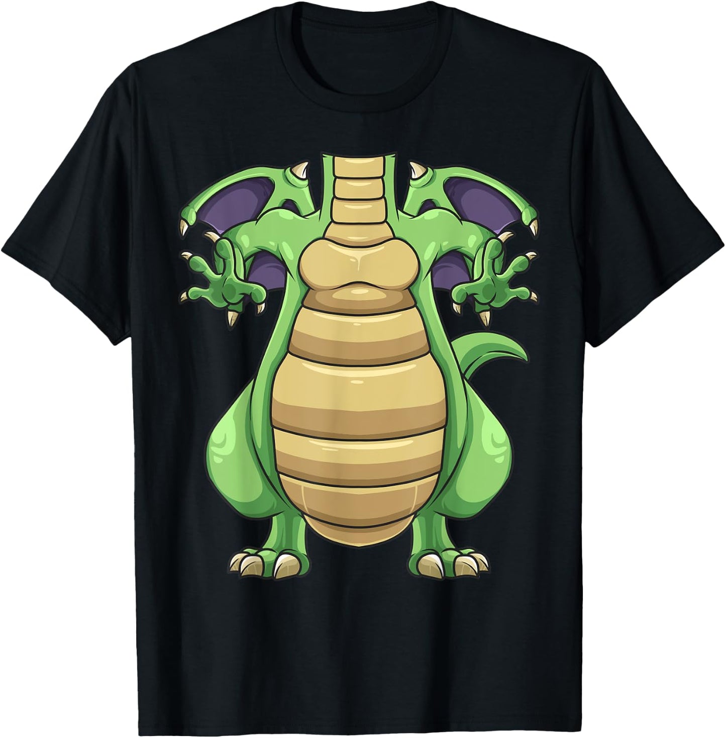 Cool Headless Dragon Halloween Costume | Funny Lazy DIY Gift T-Shirt - T-Shirt | Black