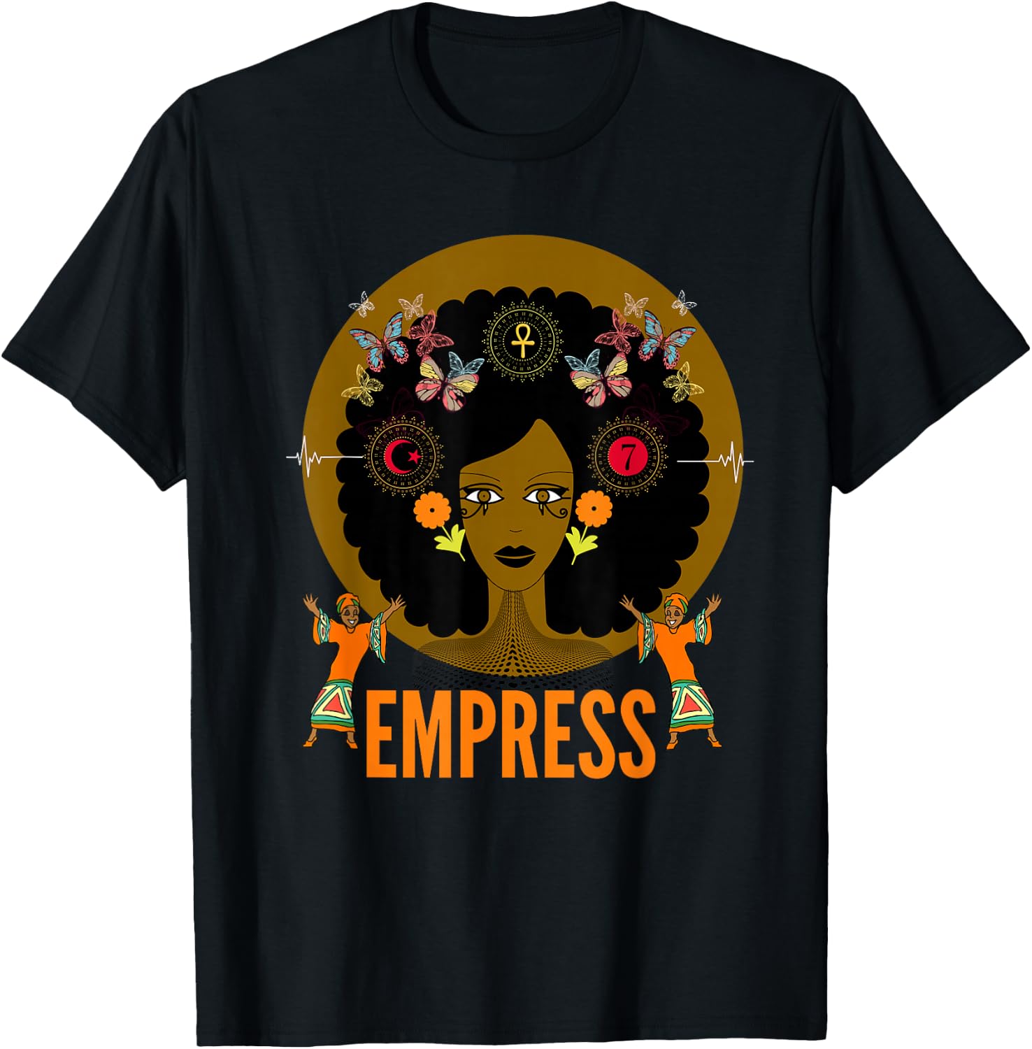 Empress - Moorish Women Moabitess Matriach T-Shirt - T-Shirt | Black