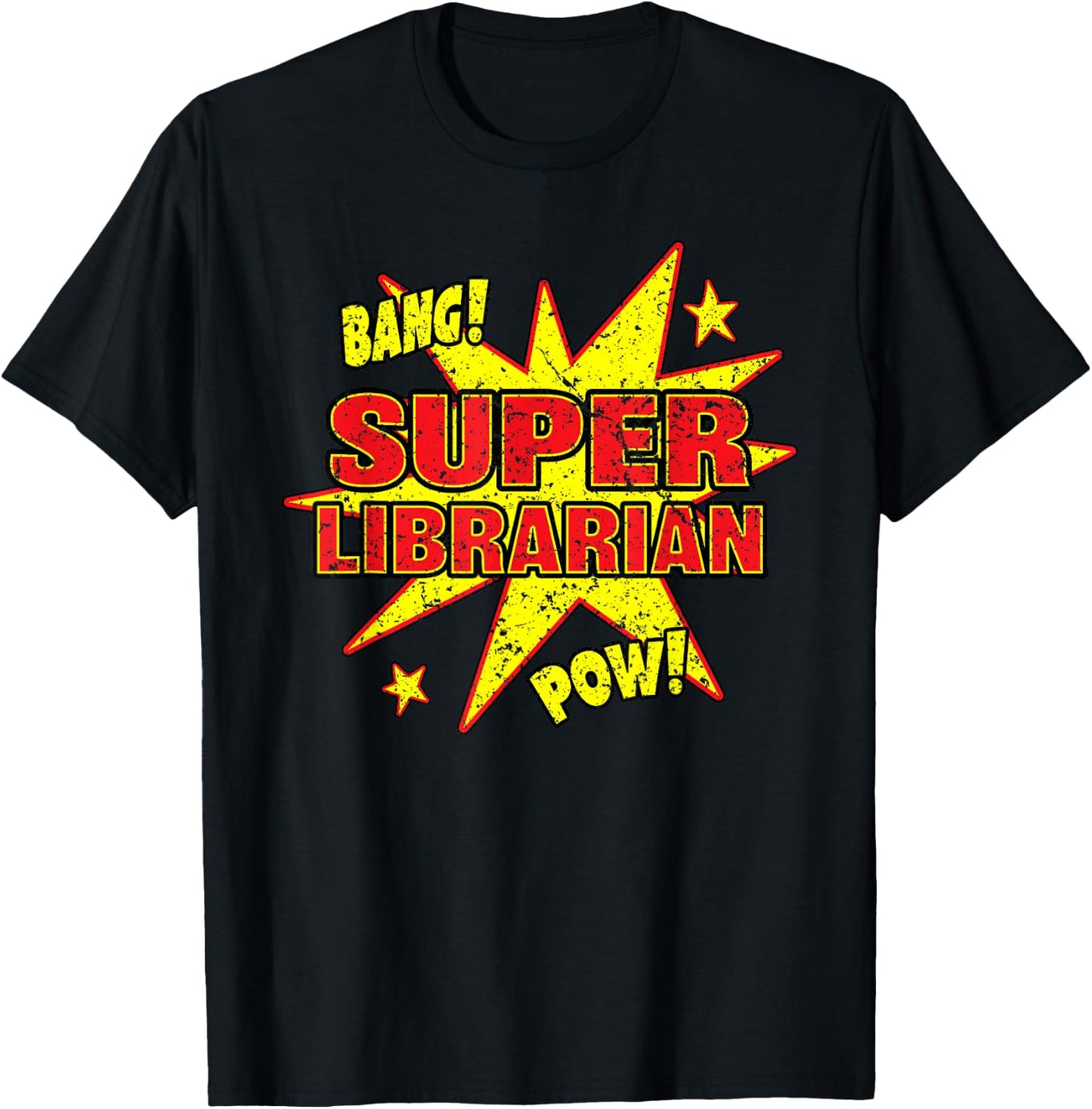 Super Librarian Super Power Public Library T-Shirt - T-Shirt | Black