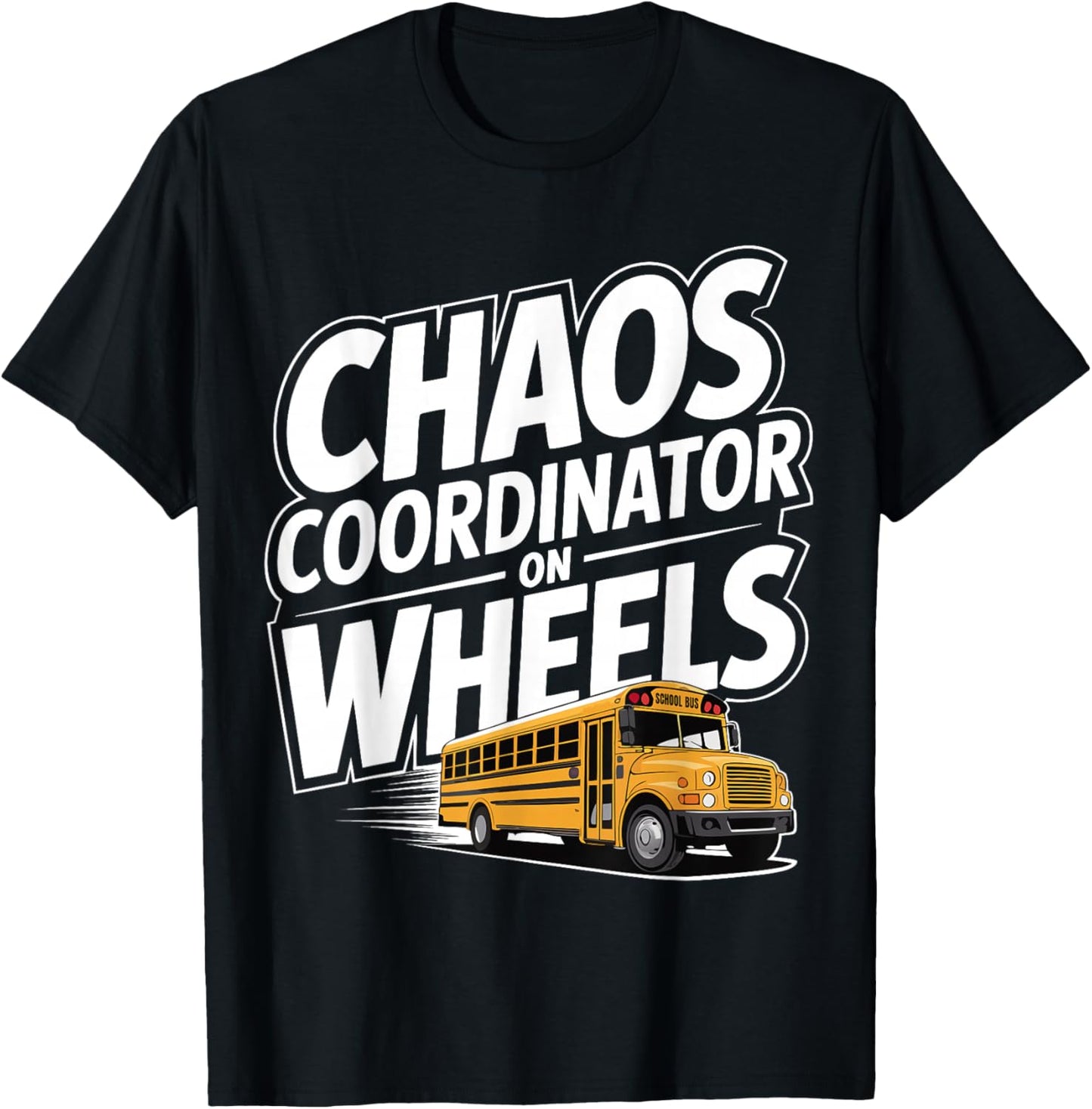 School Bus Driver Humor Yellow Bus T-Shirt - T-Shirt | Black