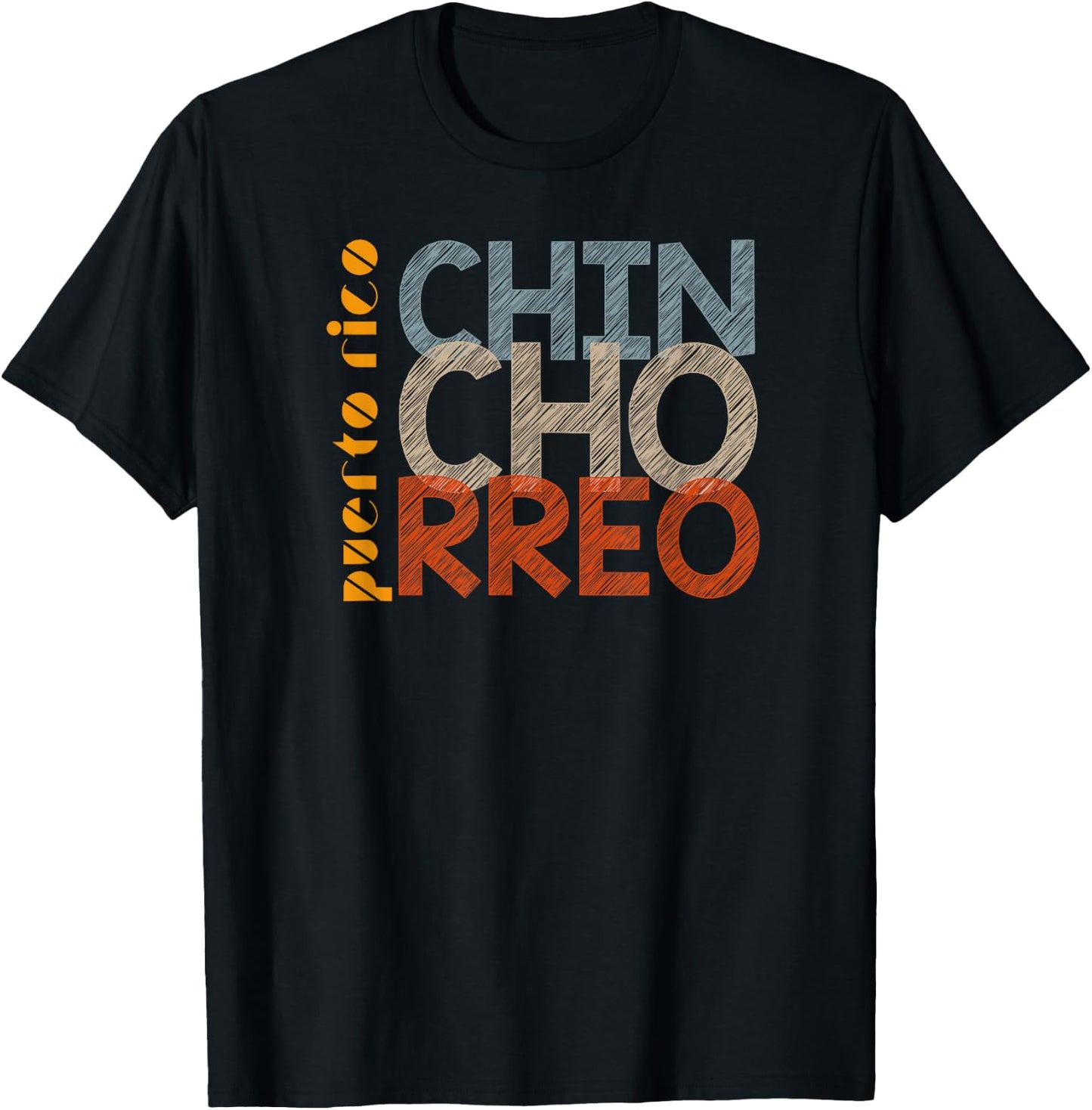 Road Trip Lover Chinchorreo Puerto Rico T-Shirt - T-Shirt | Black