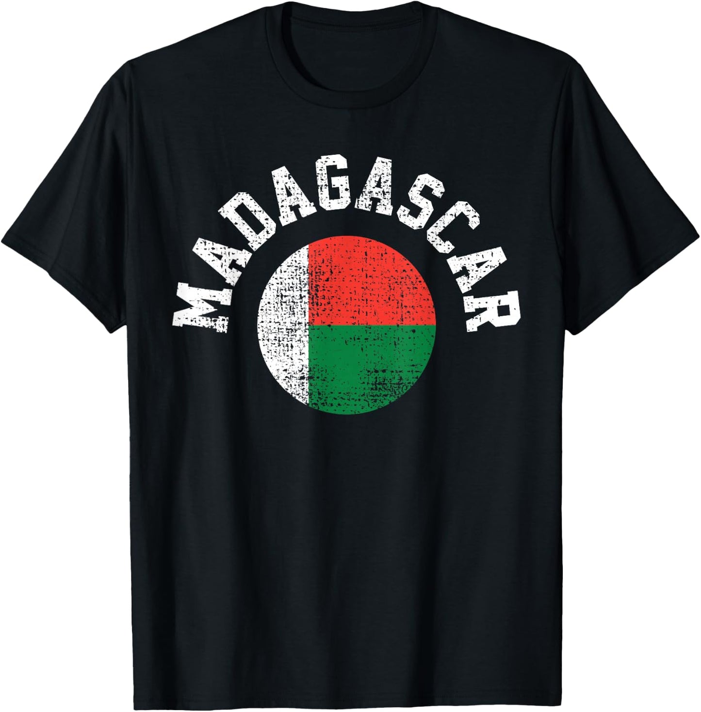 Madagascar Shirt Malagasy Flag Country Pride T-Shirt - T-Shirt | Black
