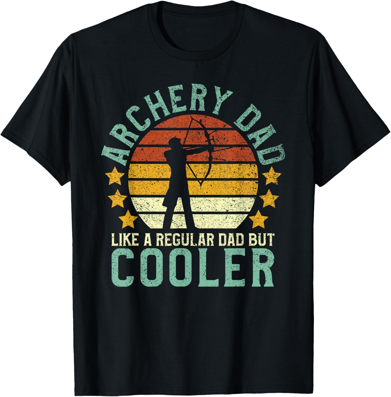 Archery Dad | Funny Father's Day Gift Archers Archers T-Shirt - T-Shirt | Black