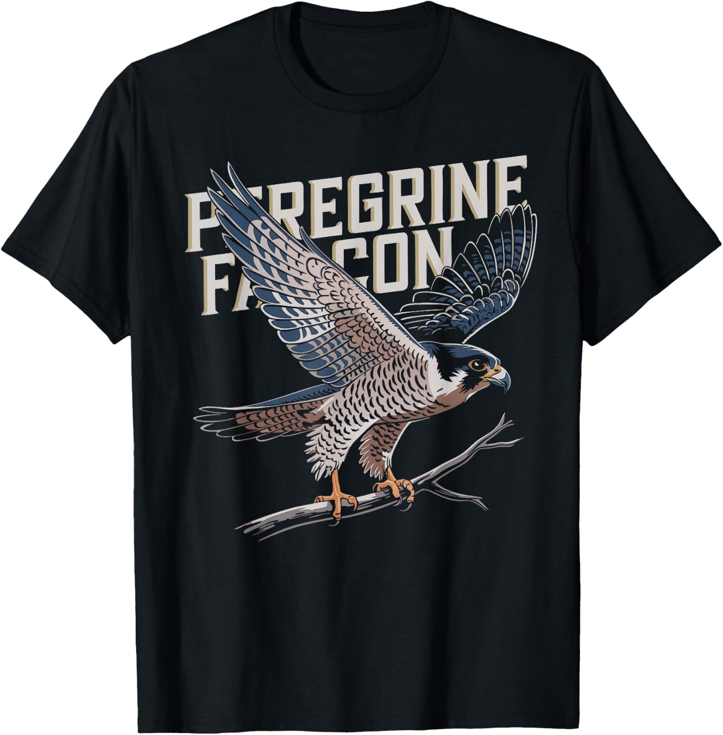 Falconer Peregrine Falcon T-Shirt - T-Shirt | Black