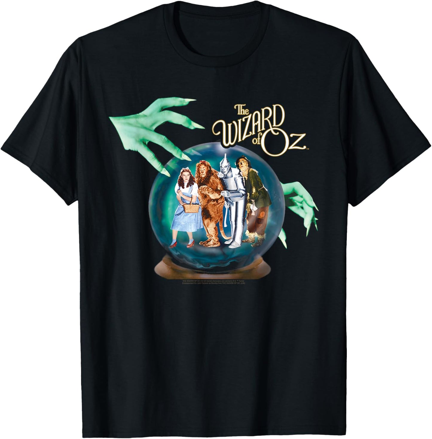 Wizard of Oz Crystal Ball T-Shirt - T-Shirt | Black