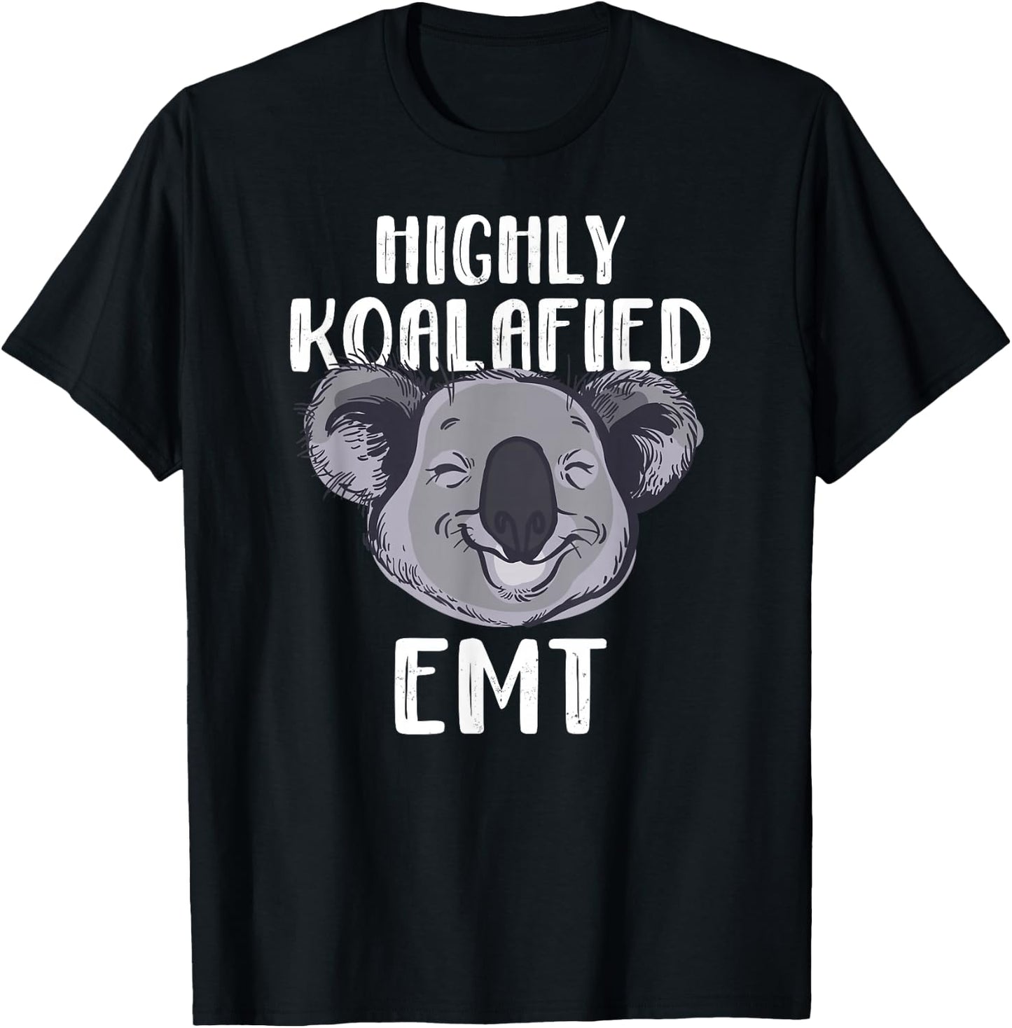 Funny EMT Koala Bear Shirt And Men T-Shirt - T-Shirt | Black