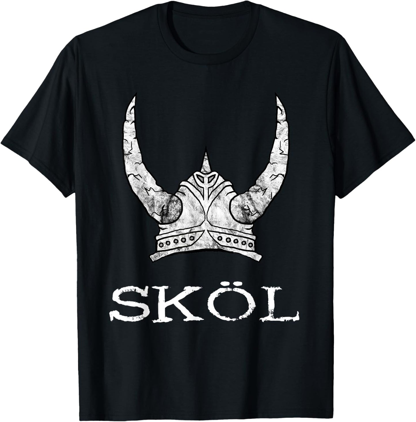 Keltische Schweden Skandinavien Wikinger Geschenke Skl Viking Helmet Nordmann Warrior Nordic Mythology T-Shirt - T-Shirt | Black