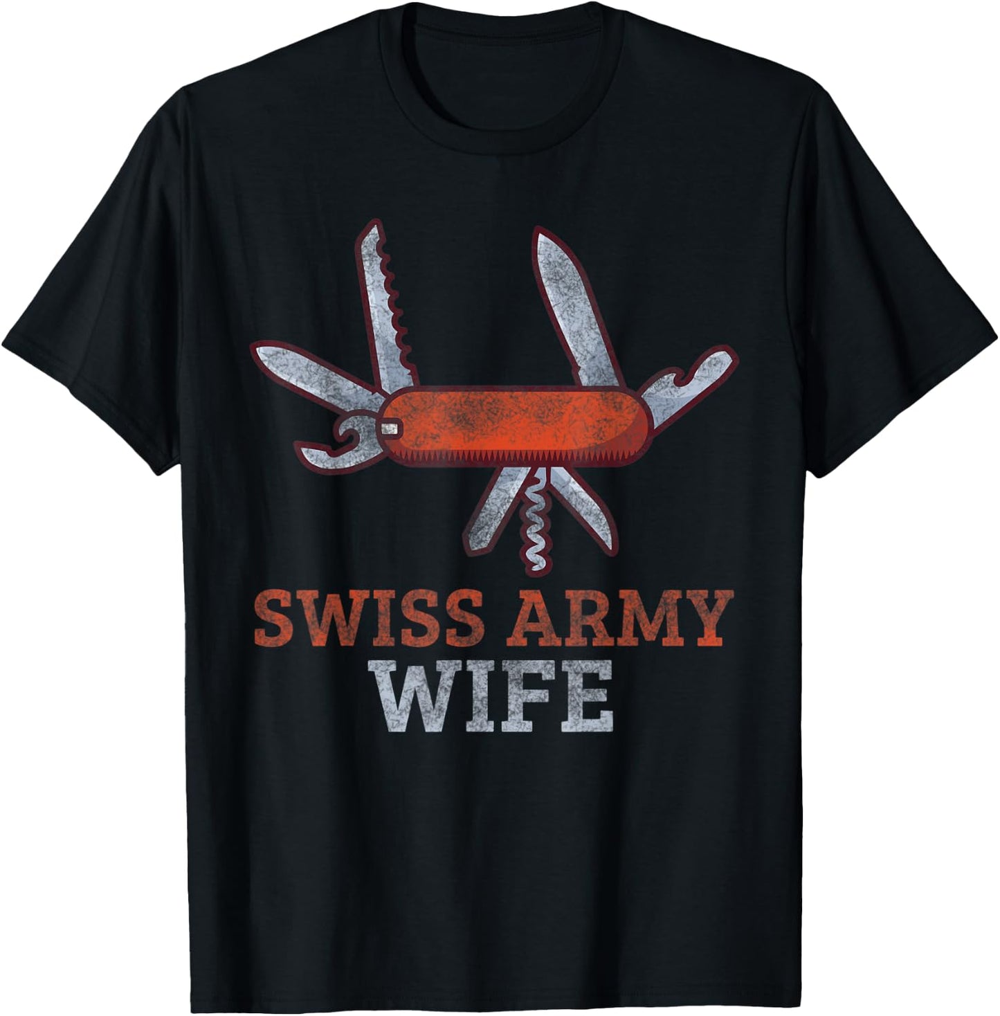Swiss wife | Gift Swiss T-Shirt - T-Shirt | Black