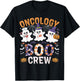 Oncology Boo Crew Funny Ghost Halloween Spooky Costume Nurse T-Shirt - T-Shirt | Black