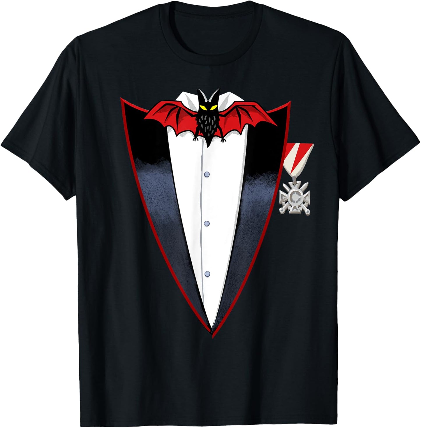 Realistic Dracula Tuxedo - Instant costume T-Shirt - T-Shirt | Black