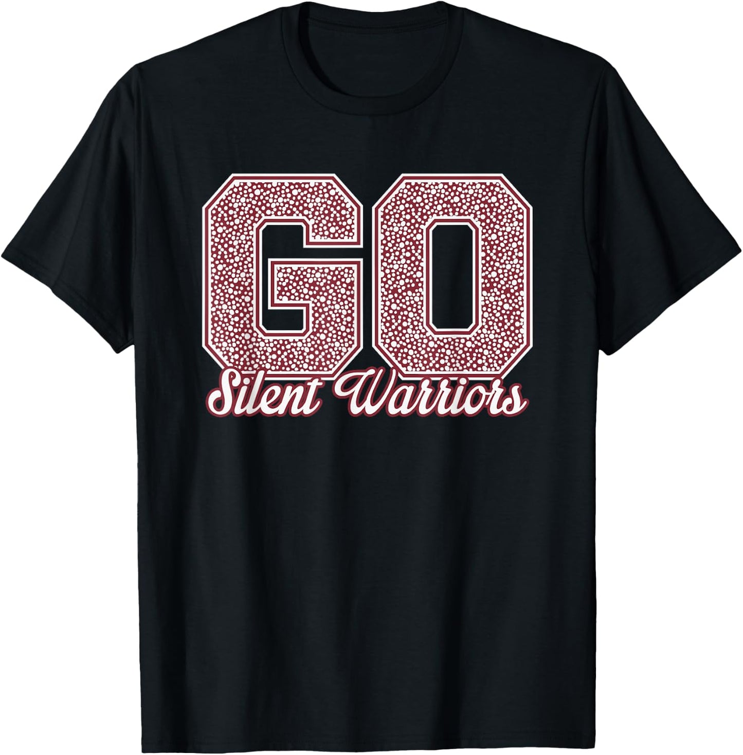 Alabama For The Deaf Silent Warriors GO! School Pride T-Shirt - T-Shirt | Black