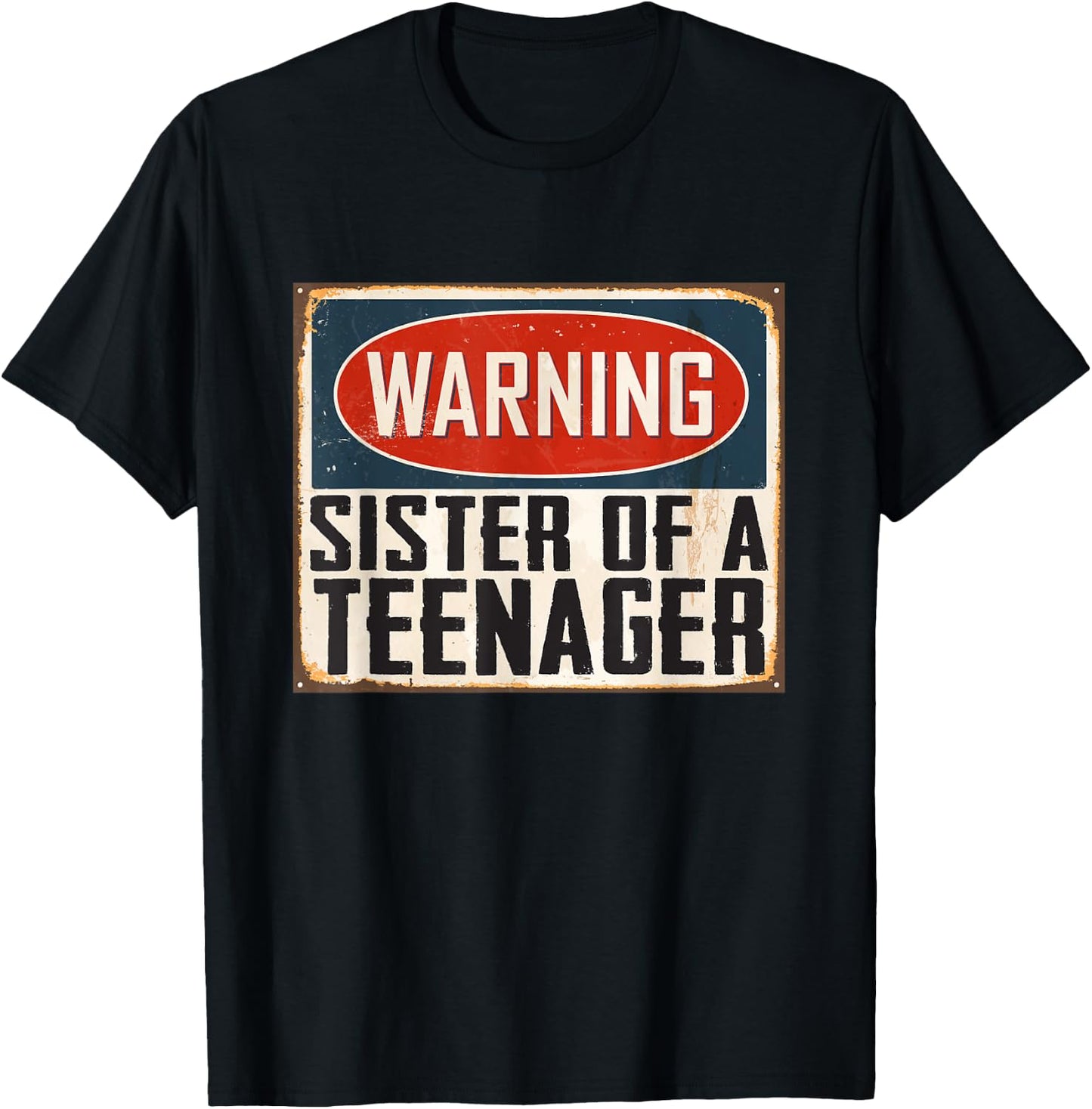 Sister 13th Birthday Matching Official Teenager T-Shirt - T-Shirt | Black